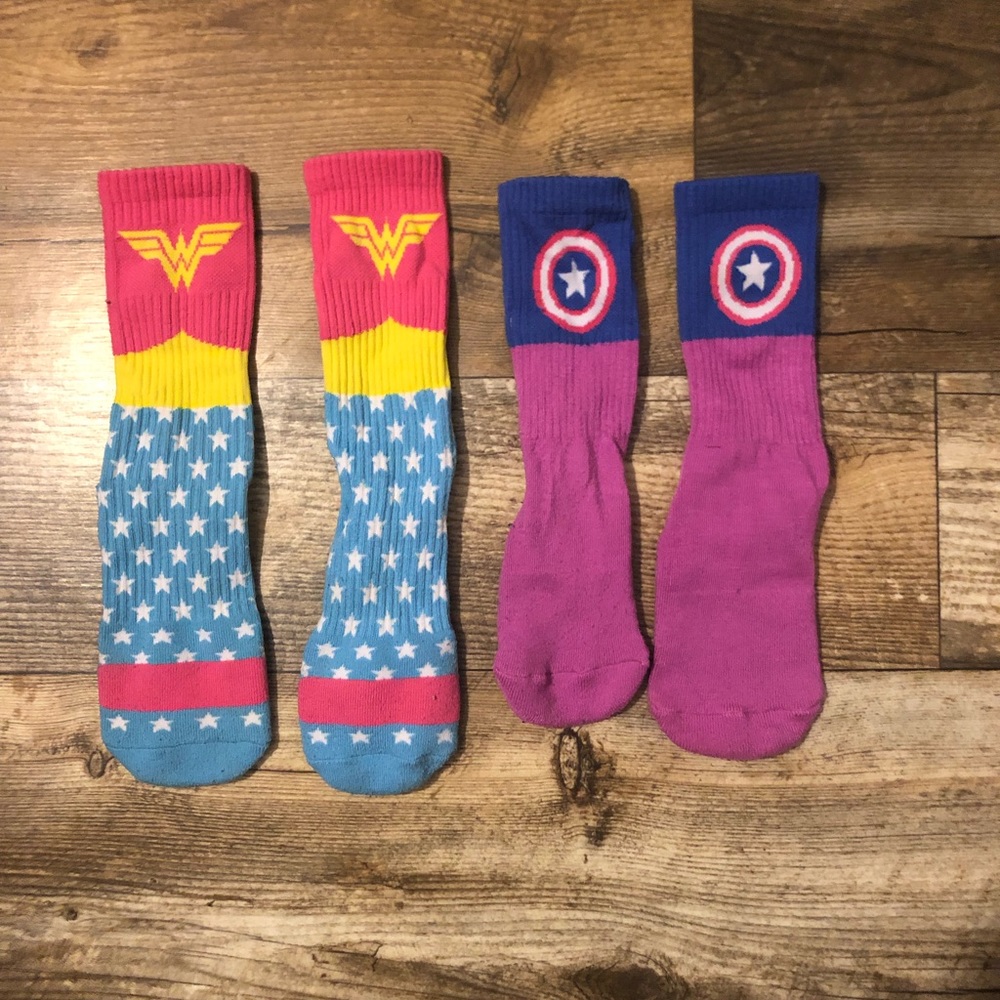 Superhero socks *SELLING BOTH*